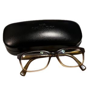 Coach HC6089 Olive Green & Brown Gradient Full Rim Eyeglass Frames w/ Case GUC